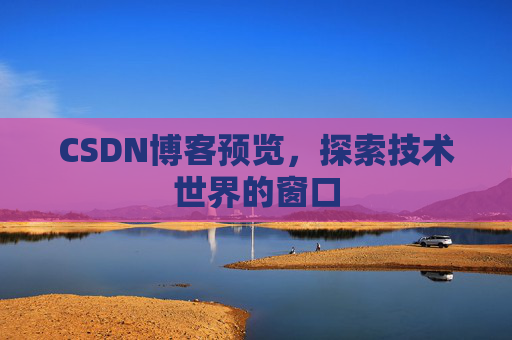CSDN博客预览,探索技术世界的窗口